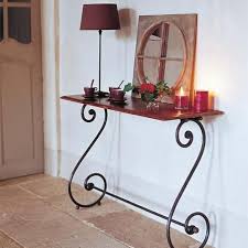 Table Console En Fer Forge Et Bois De Sheesham Massif L 100 Cm Luberon Maisons Du Monde Decoration Interieure Salon Moderne Mobilier De Salon Deco Marocaine