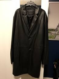 Zara Man Leather Coat Fashion Clothing Shoes Accessories Mensclothing Coatsjackets Ebay Link Leather Coat Zara Man Casual Outfits
