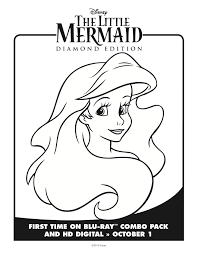 A sea witch who lives in a cave far from the palace. Little Mermaid Coloring Pages