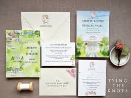 Custom Watercolor Wedding Invitations By Tying The Knots Andrew Penelope Nashville Tn Custom Wedding Map Wedding Invitations Wedding Map