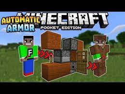 Automatic Armor Dispenser In Mcpe 0 16 0 Redstone Creation Minecraft Pe Pocket Edition Yo Redstone Creations Minecraft Banner Designs Pocket Edition