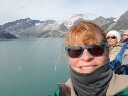 In Alaska with my daughter, Taryn and my mom. The weather has been amazing  since the beginning. Talk about winning the weather lottery!! It's been  wonderful and very educational. Everything here is