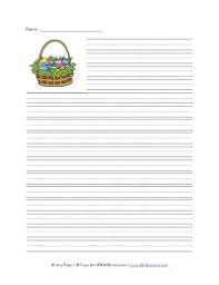 Seasonal And Holiday Writing Paper All Kids Network