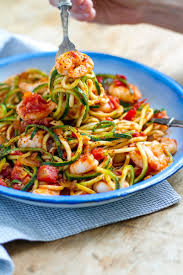 Shrimp Arrabbiata With Zucchini Spaghetti Irena Macri Recipe Arrabbiata Recipes Spiralizer Recipes Spiral Vegetable Recipes