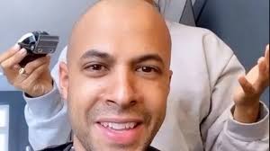 Rochelle Humes shaves hubby Marvin's head hours after baby's gender made  public