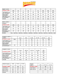 Team Uniforms Size Charts By Brand From Wave One Sports