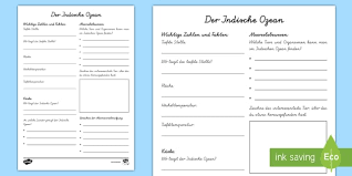 Hier gibt's ein arbeitsblatt zum anfangsunterricht biologie in klasse 5 im themenbereich zelle. Der Indische Ozean Arbeitsblatt Teacher Made
