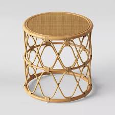 Jewel Round Side Table Opalhouse In 2020 Round Side Table Side Table Rattan Side Table