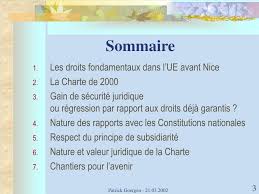 ppt la charte des droits fondamentaux de lunion