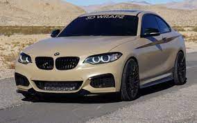 Tan Car Wrap Car Wrap Car Bmw Car