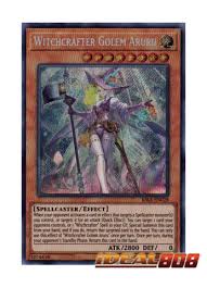 Witchcrafter Golem Aruru - RIRA-EN028 - Secret Rare - Unlimited Edition -  Yugioh Singles » Booster Set Cards (VRAINS) » [YGO] Rising Rampage -  IDeal808.com