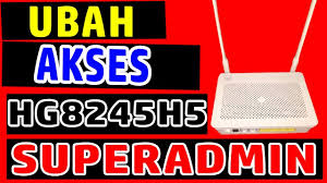 Biasanya untuk bawaan modem zte f609 ini yaitu: Huawei Hg8245h5 Ubah Akses Superadmin Youtube