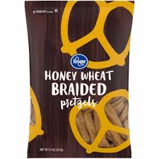 Snyder's of hanover pretzels braided twists, honey wheat, 12 ounce (pack of 12) · minis · nibblers · olde tyme · snaps · sourdough · sticks · itty bitty mini · butter. Kroger Honey Wheat Braided Pretzels 8 Oz Baker S
