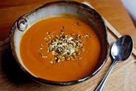 Pumpkin Soup With Ancho And Apple Recipe Recipe Pumpkin Soup Nyt Cooking Recipes