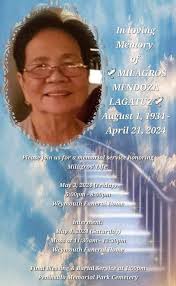 Memorial Service for Nanay Milagros Mendoza Lagatuz in Newport News