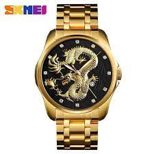 Kalaupun laku, harganya pasti murah. Jam Tangan Pria Smartwatch Pria Motif Naga Emas Anti Air Skmei 9193 Original Jam Tangan Laki Laki Shopee Indonesia