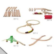 Amazon Com Ikea Lillabo 12 Piece Train Set W Bridge Tunnel Set B Toys Games Ikea Lillabo Train Set Ikea