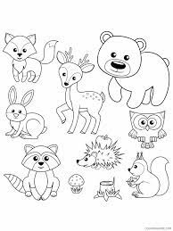 Maybe you would like to learn more about one of these? Forest Animals Coloring Pages Animal Printable Sheets Forest Animals 21 2021 2200 Coloring4free Coloring4free Com