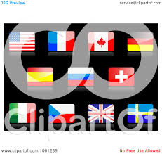 Malaysian kid with flag running. Royalty Free Vector Clip Art Illustration Of 3d Shiny American French Canadian German Spanish Russian Swiss Italian Sarawak United Kingdom And Sweden Flag Icons By Vector Tradition Sm 1061236