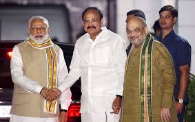 Presented muppavarapu venkaiah naidu natioanl award for social service to dr. M Venkaiah Naidu Elected Vice President India Legal