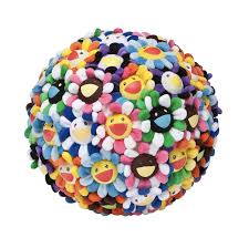 Takashi murakami (村上 隆, murakami takashi, born february 1, 1962) is a japanese contemporary artist.he works in fine arts media (such as painting and sculpture) as well as commercial media (such as fashion, merchandise, and animation) and is known for blurring the line between high and low arts. Takashi Murakami Plush Flower Ball Large 60cm Plush Flower Murakami Flower Takashi Murakami