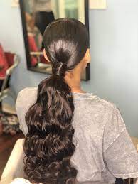Curly Ponytail Hair Ponytail Styles Sleek Ponytail Ponytail Styles