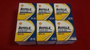 Qty 6 Shell Rotella Rto 45 Oil Filters Fits Many Chevy Gm