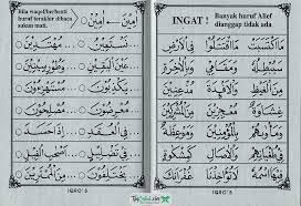Learning cursive and reading long (original mad / thobi'i). Iqro Jilid 5 Halaman 2 Dan 3 Tpq Online
