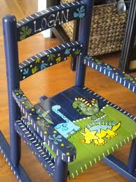 Oh My Goodness This Is Adorable Painted Kids Chairs Painted Rocking Chairs Whimsical Painted Furniture