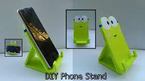 They make great crafts for kids to work on and, if sturdy materials are used, they can even be hung as decorations in a baby's nursery. How To Make Mobile Phone Stand At Home Phone Holder Diy Youtube
