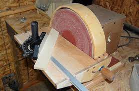 To achieve an accurate result, always mark the areas on the material you want sanded. John Heisz S Homemade Disk Sander