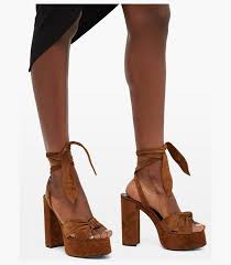 Brown leather bianca 110mm platform sandals from saint laurent featuring platform sole, high block heel, open toe, buckle fastening ankle strap and knot detail. Pin On Saint Laurent