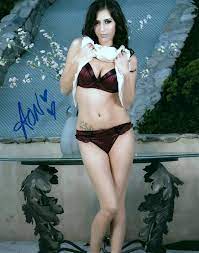 April O'Neil Super Sexy Hot Adult Model Signed 8x10 Photo COA Proof  25B | eBay