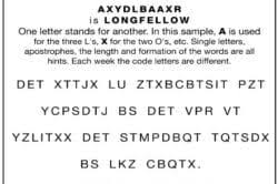 Find this pin and more on kiddos by printable cryptoquote cryptogram these 3 printable cryptograms are based on easter themes. Cryptoquote Answer Clarke County Democrat
