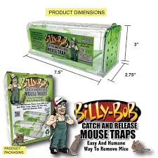 2 pack Catch and Release Mouse Trap - Billy Bob