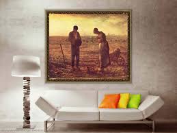 One can find many interesting and diverse influences which play a part in van gogh and his art. The Angelus 1859 By Jean Francois Millet 1814 1875 France Reproductions Jean Francois Millet Wahooart Com