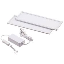 Bazz 4 pack of 10 in. Bazz Under Cabinet Led Panels Surface Mount 11 8 In X 4 In U17342wh Rona