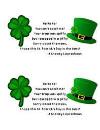 Once you've filled in all the blanks click on the build 'story button' and a funny story will be made with the words you provided! Leprechaun Notes To Students Worksheets Teaching Resources Tpt