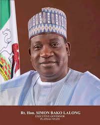 PLATEAU HOUSE LEADER HON. NA'ANLONG G DANIEL CONGRATULATES GOV. SIMON BAKO  LALONG AT 58