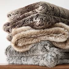 Faux Fur Ombre Throws - West Elm Australia