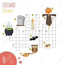 Smart, easy and fun crossword puzzles to get your day started with a smile. Easy Crossword Puzzle Halloween For Children In Elementary And Middle School Fun Way To Practice Language Comprehension And Expand Vocabulary Includes Answers Vector Illustration Royalty Free Cliparts Vectors And Stock Illustration Image