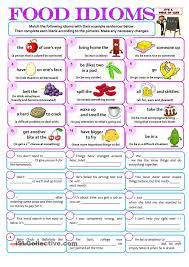 One of my favourite activities to do with idioms is an escape room! Food Idioms Idioms English Idioms Idioms Activities