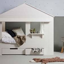 Woood Huisie Kinderbett In Hausform Mit Fenster Und Schubladen Weiss Kinderbett Haus Kinderbett Kinder Bett