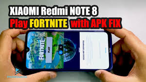 Android gamers in fortnite can enjoy themselves with the exciting and exhilarating gameplay of battle royale with friends and gamers from all over the world. Xiaomi Redmi Note 8 Play Fortnite Mobile By Apkfix Youtube