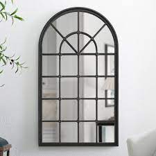 This tutorial gives plenty of options for any size mirror, or you. Copper Grove 50 Inch Arched Windowpane Mirror Overstock 30944146