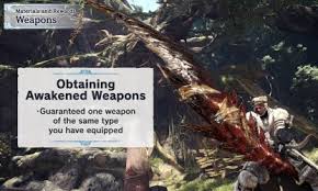 Then you need to do the recon assignment that is only available from the gathering hub's quest giver. Mhw Iceborne Awakened Weapons Level Up Skills Abilities Gamewith