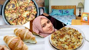 A Simple Day In My Life Tamil Vlogs In Uae Arabian Kabsa Umm Ali With Croissants Youtube