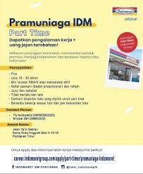 50 gaji karyawan indomaret semua jabatan 2021. Lowongan Indomaret Pontianak Atmago