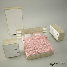 For my single room flat, i was looking for a nice and beautiful way to part my room into a living area and a sleeping area. Ikea Mandal Gesetzt 3d Modell Turbosquid 530000