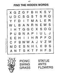 Find printable coloring sheets for the whole family! Printable Word Search Puzzles 07